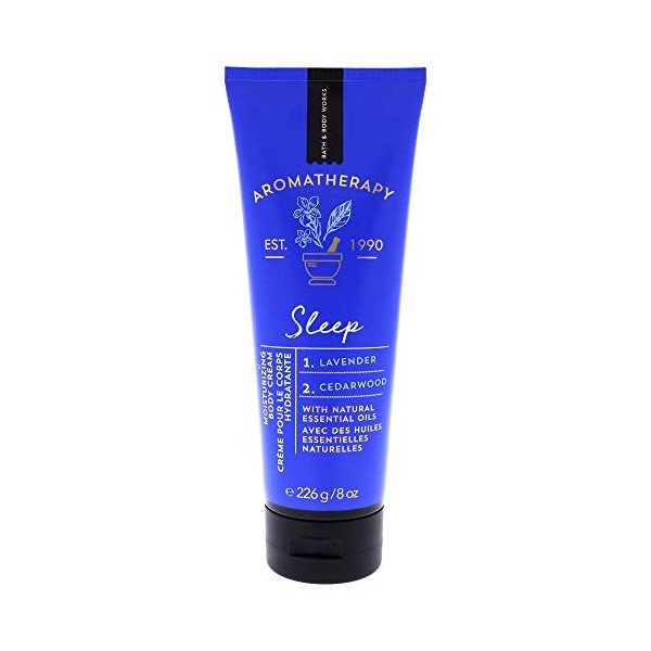 Aromatherapy Sleep - Lavender Cedarwood by Bath and Body Works for Unisex - 8 oz Body Cream