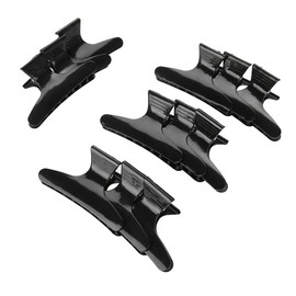 Hair Clip Hairdressing Tool Hairdressing Clips Black 12pcs/Set PP Hair Claw Clips Women for Hairdresser
