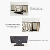 Digital Alarm Clock 180° Rotatable Projection 4 Level Brightness LED