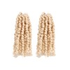 6 Inches 2 Packs Super Short Passion Twist Crochet Hair