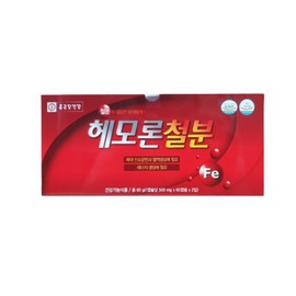Chong Kun Dang Hemoron Iron 120 tablets, 1 box, 2 months / 종근당 헤모론 철분 120정 1박스 2개월