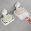 Lifewit Soap Dish Suction Cup for Shower, Soap Dish with