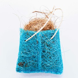 Penn-Plax Bird Life Interactive Toy Purse with Natural Nesting Material (BAVW1) – Colorful & Fun Addition to Any Cage – Safe for All Birds – 5.75” Height