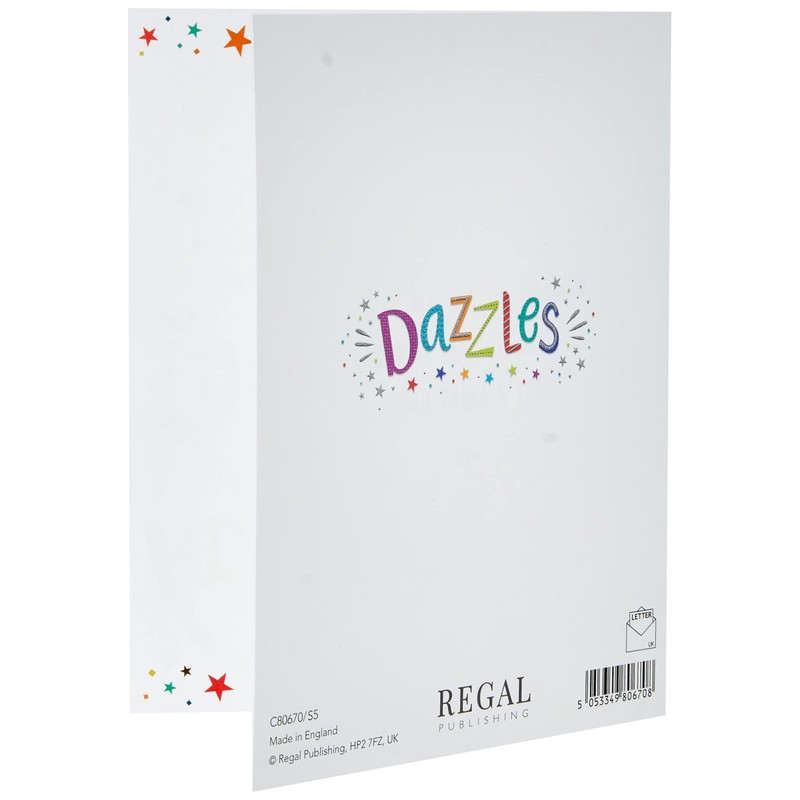 Regal Publishing Modern Birthday Card Son,green|black|grey|orange|white,8 x 6 inches