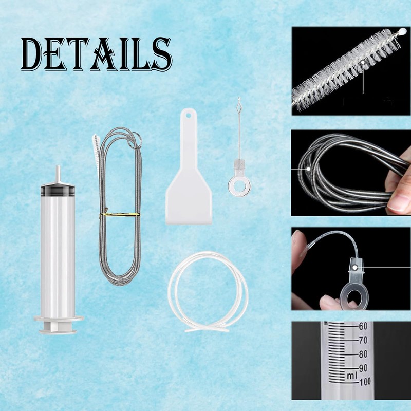 5 PCS Fridge Drain Hole Cleaning Tool Fridge Cleaning Kit