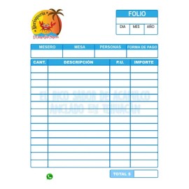 500 Notas De Remisión Personalizadas 14 De Carta Autocopian                                                                                           