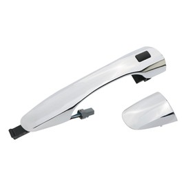 APPERFiT Exterior Door Handle Smart Key w/Cover for Front Door Right Passenger Side Chrome Compatible with Kia Sorento 2016 2017 2018 2019 2020 Door Keyless Entry Replaces 82661-C5710 82662-C5030