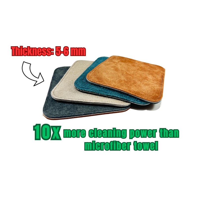 STRIKECLUB Bowling Ball Shammy Towel | Dual Sides Leather Bowling