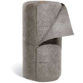 SpillTech GR-H Polypropylene Universal Bonded Mat Roll with HighLoft Technology, 150' Length x 30" Width, Gray