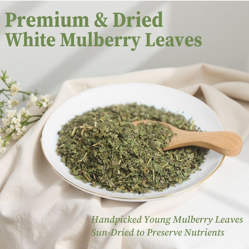 FullChea - White Mulberry Leaf Tea, 40 Teabags – 100%