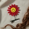 Set de 12 Pinzas para Cabello Flor con Resorte y