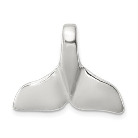 Auriga Fine Jewelry 925 Sterling Silver Whale Tail Pendant (L- 19 mm, W- 23 mm)
