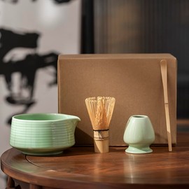 Matcha Whisk Set With Matcha Bowl, Matcha Whisk Holder Matcha Bamboo Whisk, Scoop, Unique Gifts For Women Men Girl Friend Home Kitchen Decor Gifts For Tea Enthusiasts Christmas,Birthday
