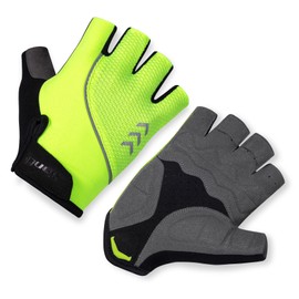 Santic Bike Gloves Cycling Gloves Half Finger Road Riding Gloves with Anti-Slip Shock-Absorbing Pad Biking Bicycle Gloves for Men and Women