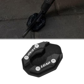 For Lead 125 LEAD125 LEAD 125 2023 2022 2021 2020-2013 Motorcycle CNC Side Stand Magnification Extended Stand Kickstand Amplifier Side Stand Extension Pad Lead 125 Side Stand Extension Stretcher Plate