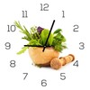 levandeo Glass Wall Clock 30 x 30 cm Glass Picture