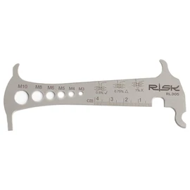 3 in 1 Bicycle Chain Checker Bike Chain Wear Indicator Tool Bicycle Chain Hook Bike Bolt Measurement Tool GTRH