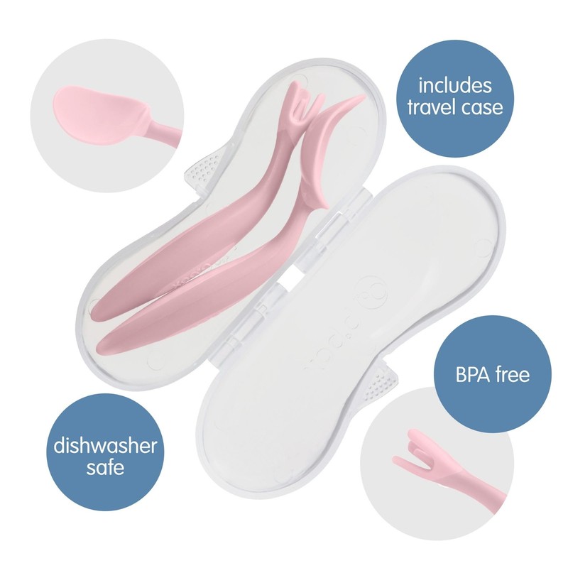 b.box Fork and Spoon for Babies and Babies, Supervised by
