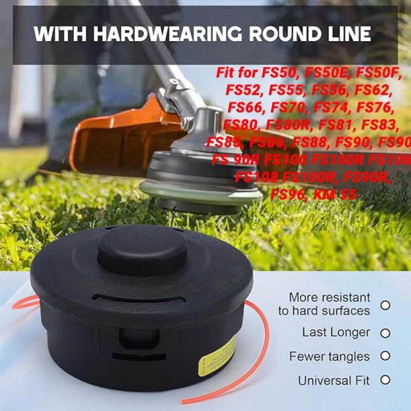 D.S ® For Stihl Trimmer Head -Dual-Line Design -Easy Reload