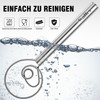 Walfos 2 pieces Danish dough whisk, premium stainless steel bread