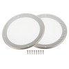X AUTOHAUX 2 Pcs 6.5" Car Speaker Cover Mesh Subwoofer