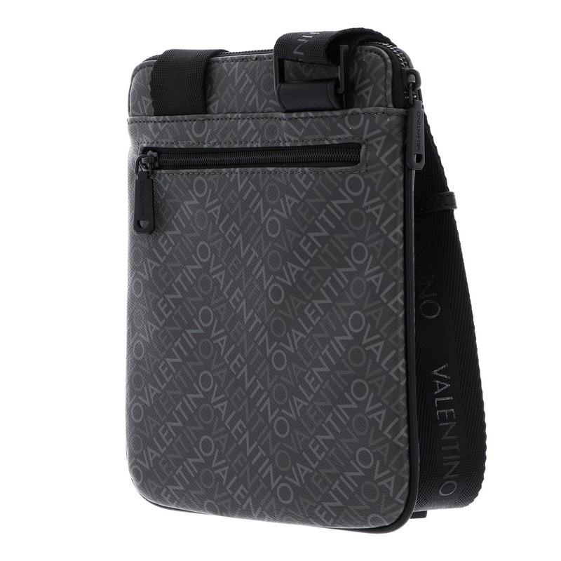 Valentino TYRONE Men's Shoulder Bag Black Faux Leather, 99 Without