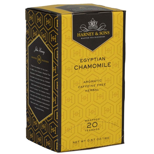 Harney & Sons Fine Teas Egyptian Chamomile - 20 Tea bags, 20 Count (Pack of 1)