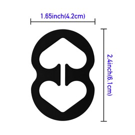 Tamlien Bra Strap Clips for Racerback, Anti-Slip Buckles Conceal Straps, Racer Back Conceal Straps (Bra Strap Clips 12 Packs, Black, White, Beige, Clear)