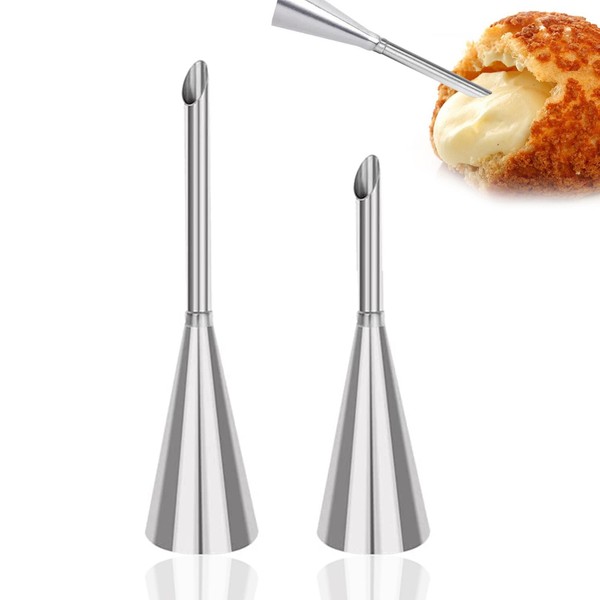 Pack of 2 Piping Nozzles Filling Nozzles, Piping Nozzles for