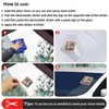 Car Windshield Sticker, Windshield Applicator, Clear Window Cling for Car
