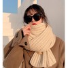 New Pure Handmade Christmas Scarf for Women - Thick Winter Style (Imported) Free Size/Pink 3ea