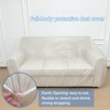 5 Pcs Disposable Furniture Dust Covers with Elastic, Plastic Dust
