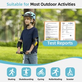 AUMENTAR Kids Helmet Ages 3-5-8-14, Kids Bike Helmet Adjustable Lightweight Children Bicycle Helmet for Kids Skating Cycling Scooter Boys and Girls Bicycle Helmets