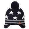 Foruhoo Boys' Winter Beanie Hat, Girls' Knitted Hat with Bobble,
