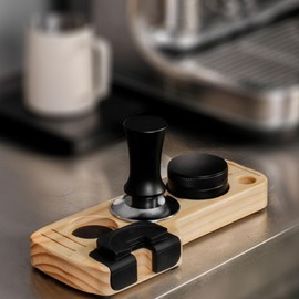 Geieold Coffee Tamper Holder Station Tamper Station Coffee Portafilter Holder Portable Espresso Tamp Station for Tamper Easy to Use B