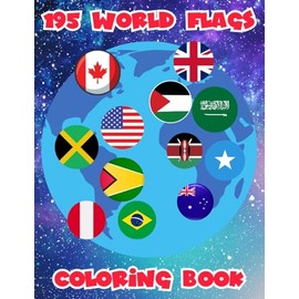 195 World Flags Coloring Book