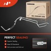 A-Premium Transmission Oil Cooler Line Hose Assembly Compatible with Ford