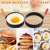 Egg Rings for Frying - 2 Pack Non Stick Egg