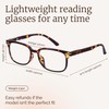 NOVIVON reading glasses Leopard 1.0