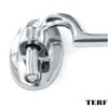 TERF® 100mm Heavy Duty Polished Chrome Cabin Door Hook and