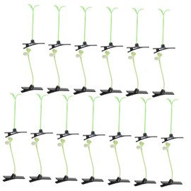 SAFIGLE 50pcs Cute Sprout Hair Clips for Boys and Girls and Women Small Plastic Hairpins Kawaii Hair Accessories for Girls Ages 8-10 Non-Slip Design for Everyday Use