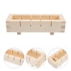 Alipis Wood Sushi Press Mold,Rectangular Sushi Press Mold Sushi Rice
