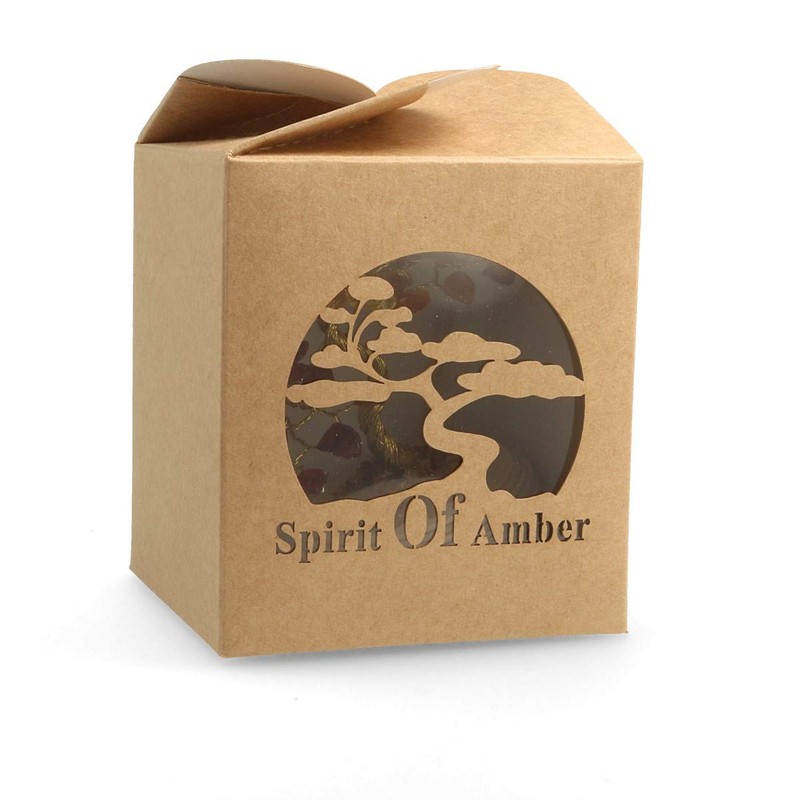 Serafino Genuine Luxury Amber Tree of Happiness Good Luck Good