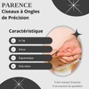 PARENCE - Set of 2 small precision nail scissors 9
