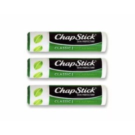 ChapStick Chap Stick Skin Protectant | Classic Spearmint (Pack of 3) NEW Factory Sealed