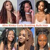 Afro Kinky Curly Braiding Bulk 8 Inch 3 Packs Marley