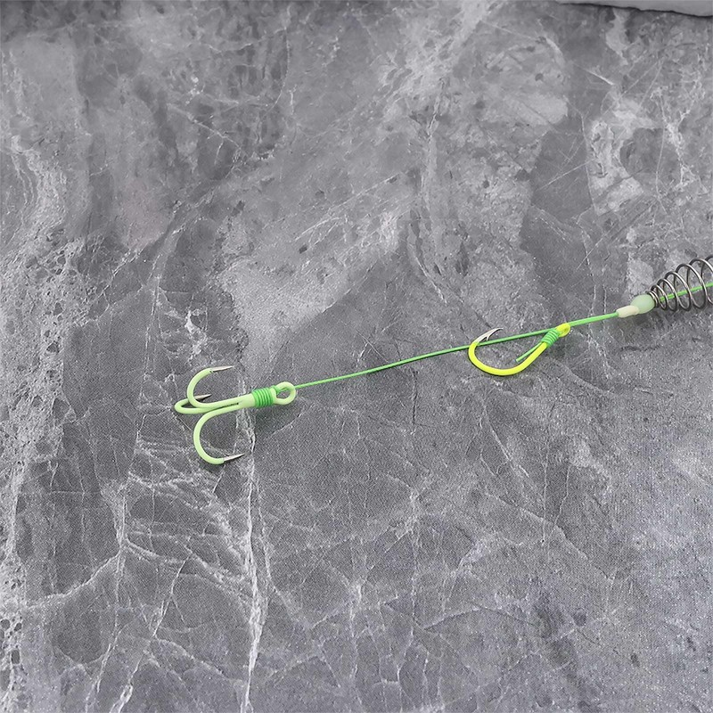 Briny River 10 Pieces 12# Carp Fishing Spring Feeder Hook