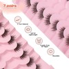 Half Lashes Cat Eye 14MM Corner Lashes False Eyelashes Natural