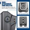 GUN & FLOWER OWB Holster Fit 1911 Colt-Elite Force-Kimber-Springfield-RIA-S&W-Ruger-Taurus-Rock Island