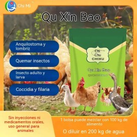 Suplemento Cuidado Animal Natural 200g Aves Ganado Cerdos Va